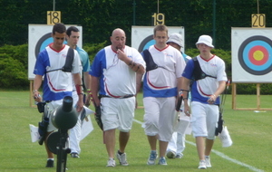 Le week end national de nos 2 équipes du SAM Tir à l’arc