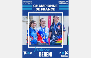 Le doublé pour Noémie!