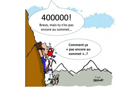 400 000 visites sur notre site : merci!